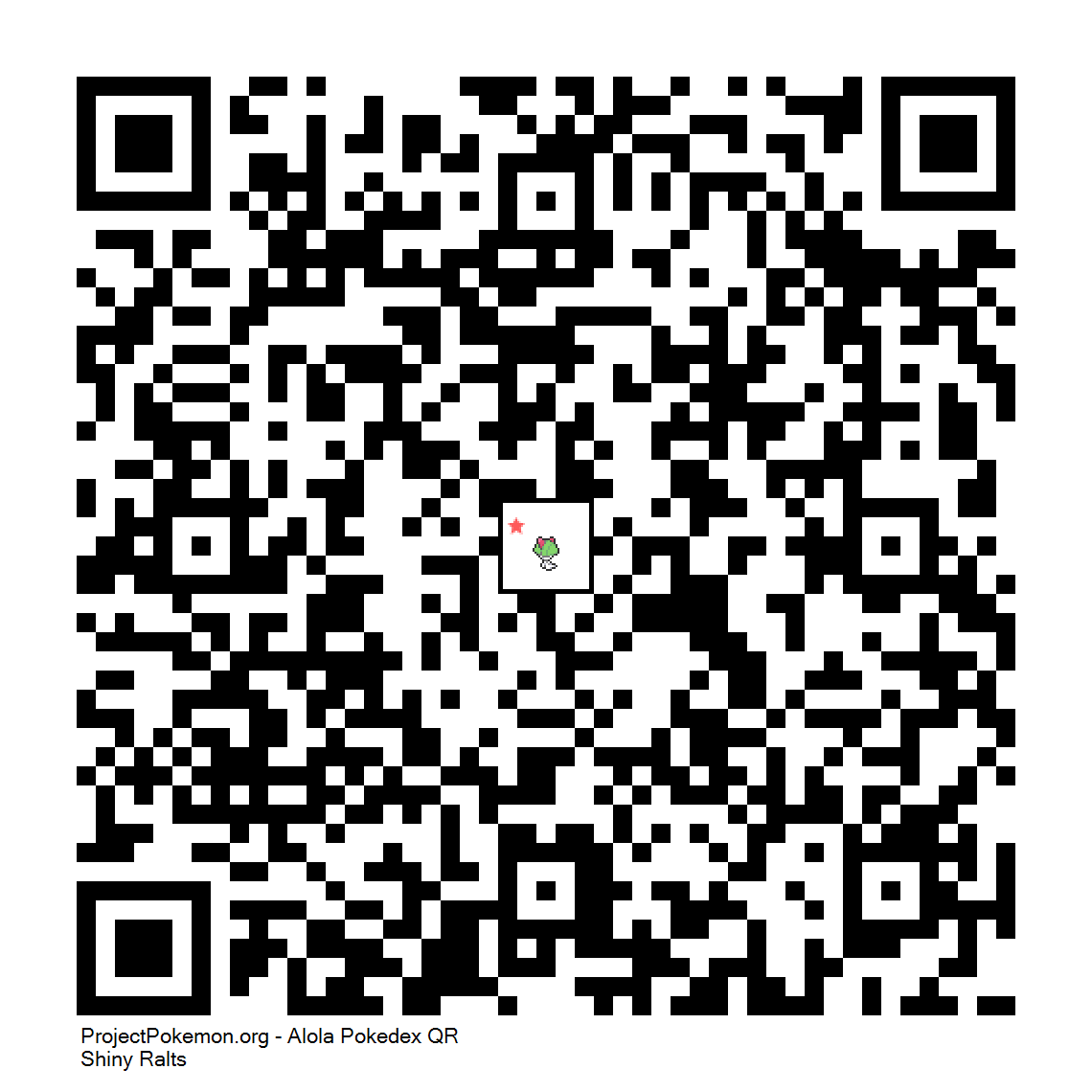 Cdigo QR de Ralts variocolor